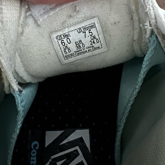 VANS flowered high tops size 6 - Picture 4 of 8